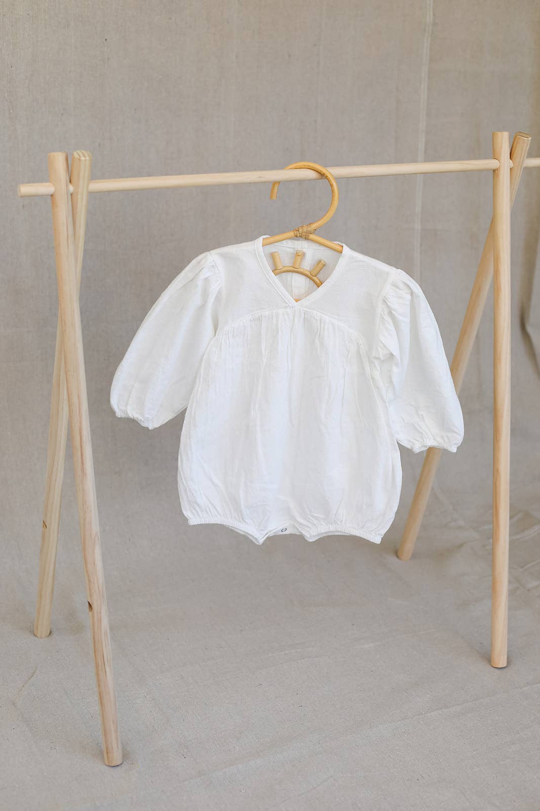 Linen Bubble Romper