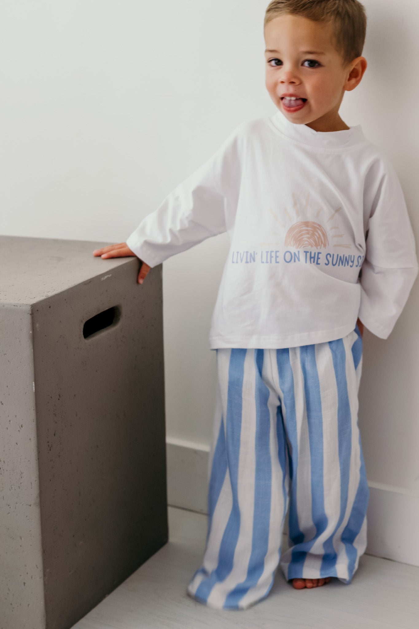 Seabreeze Linen Stripe Pants