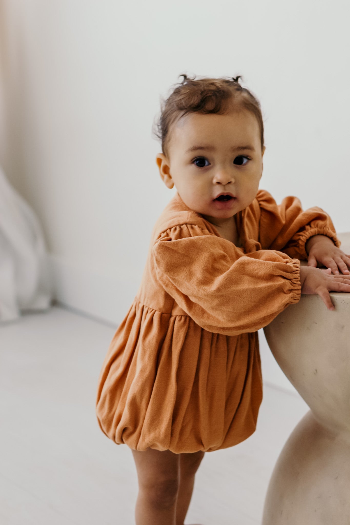 Terracotta Front Tie Romper