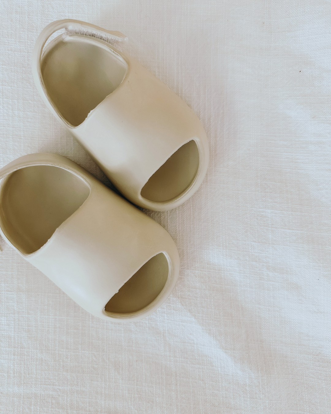 Ivory Platform Sandals