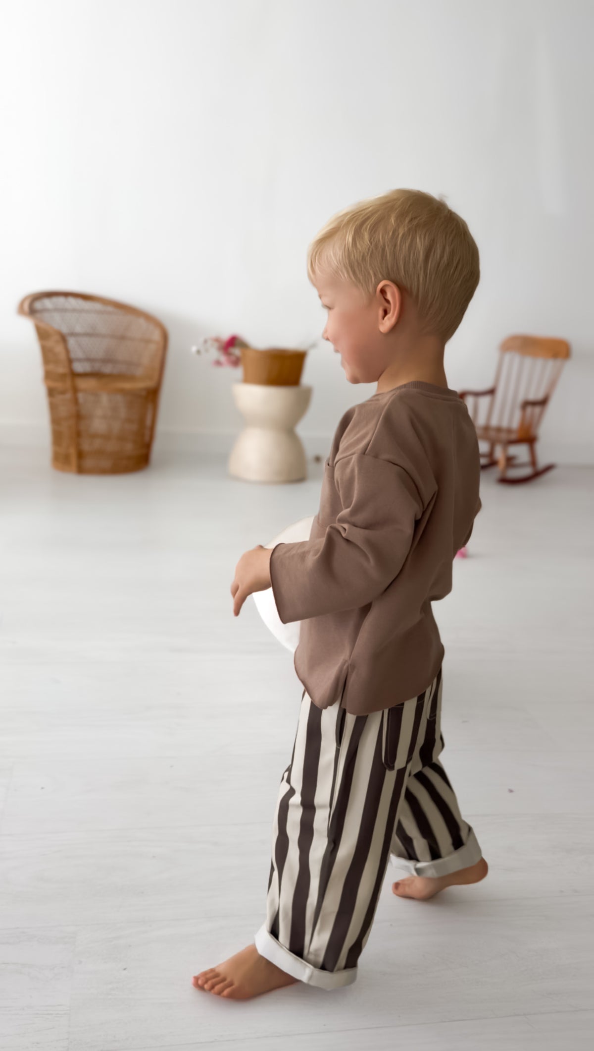 Cocoa Stripe Pants