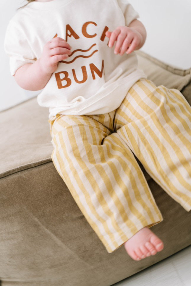 Linen Striped Pants