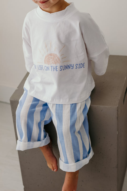 Seabreeze Linen Stripe Pants
