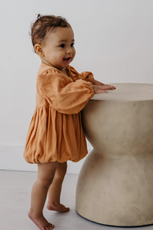 Terracotta Front Tie Romper