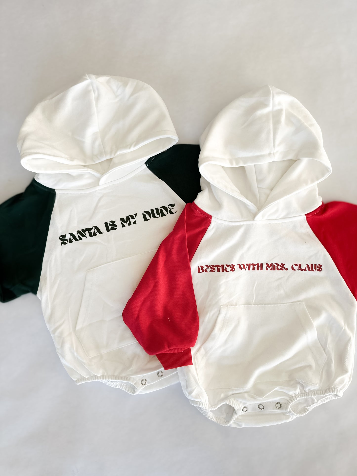 Besties With Mrs. Claus Bubble Romper