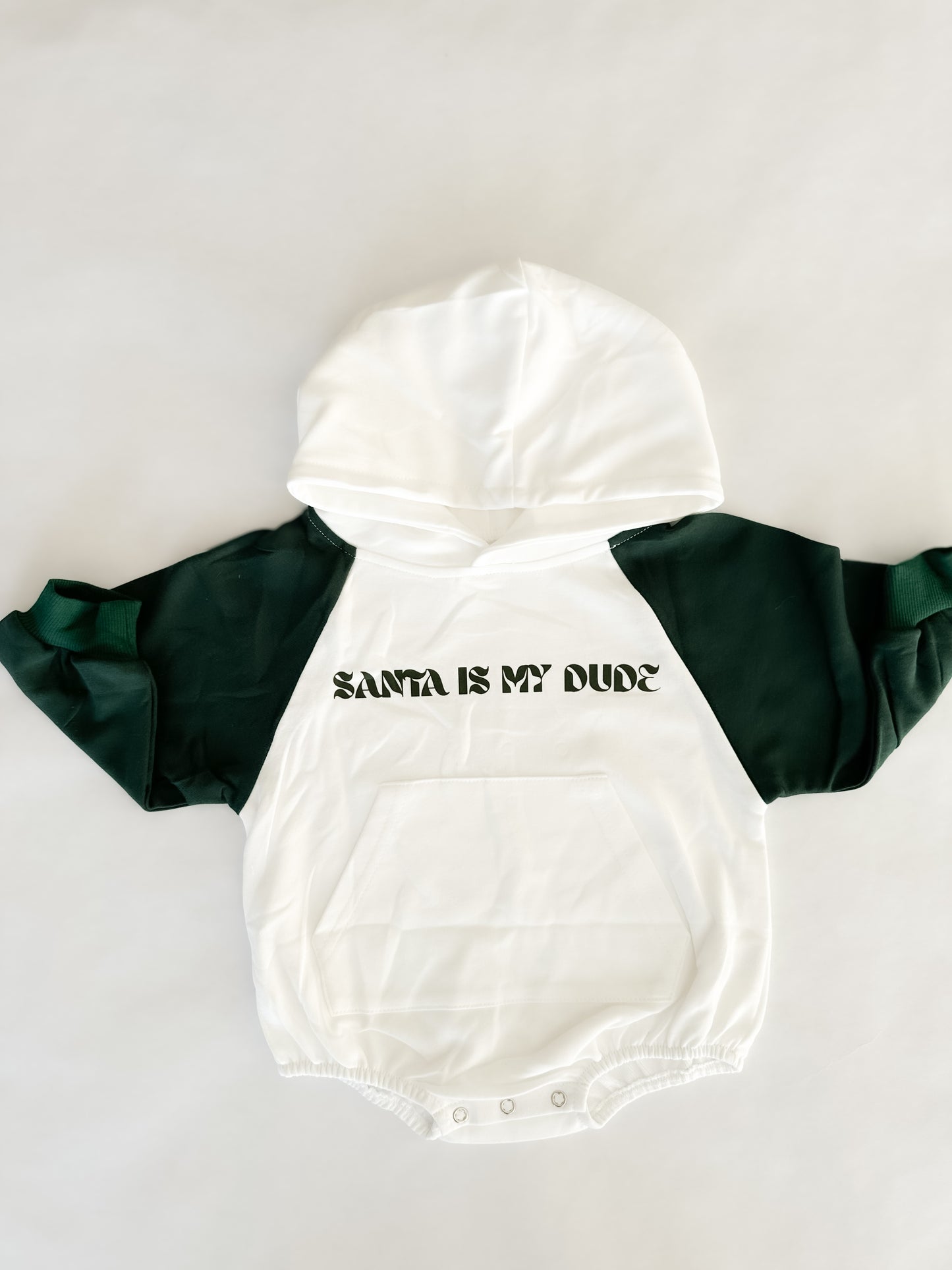 Santa Is My Dude Bubble Romper