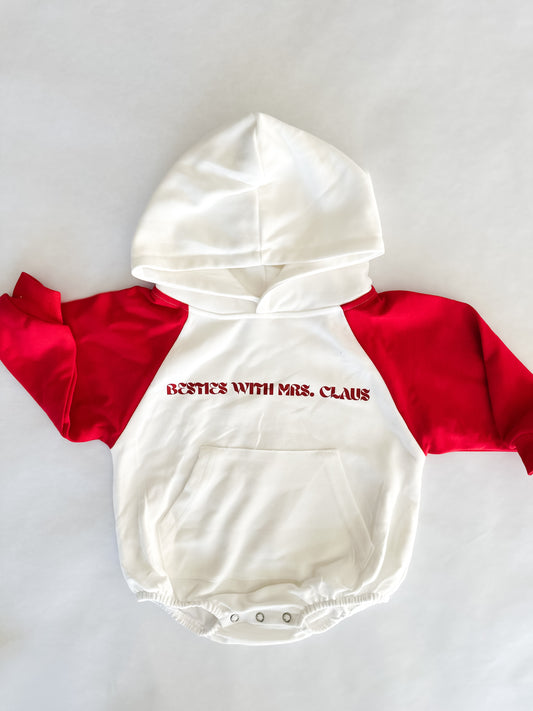 Besties With Mrs. Claus Bubble Romper